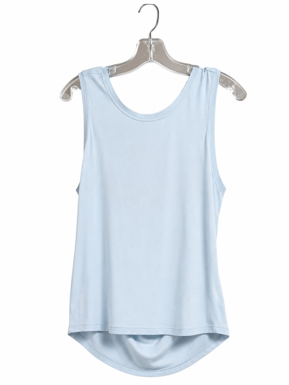 Lululemon Women's Light Blue Twist Back Sleeveless Tank Top Size 12 Activewear